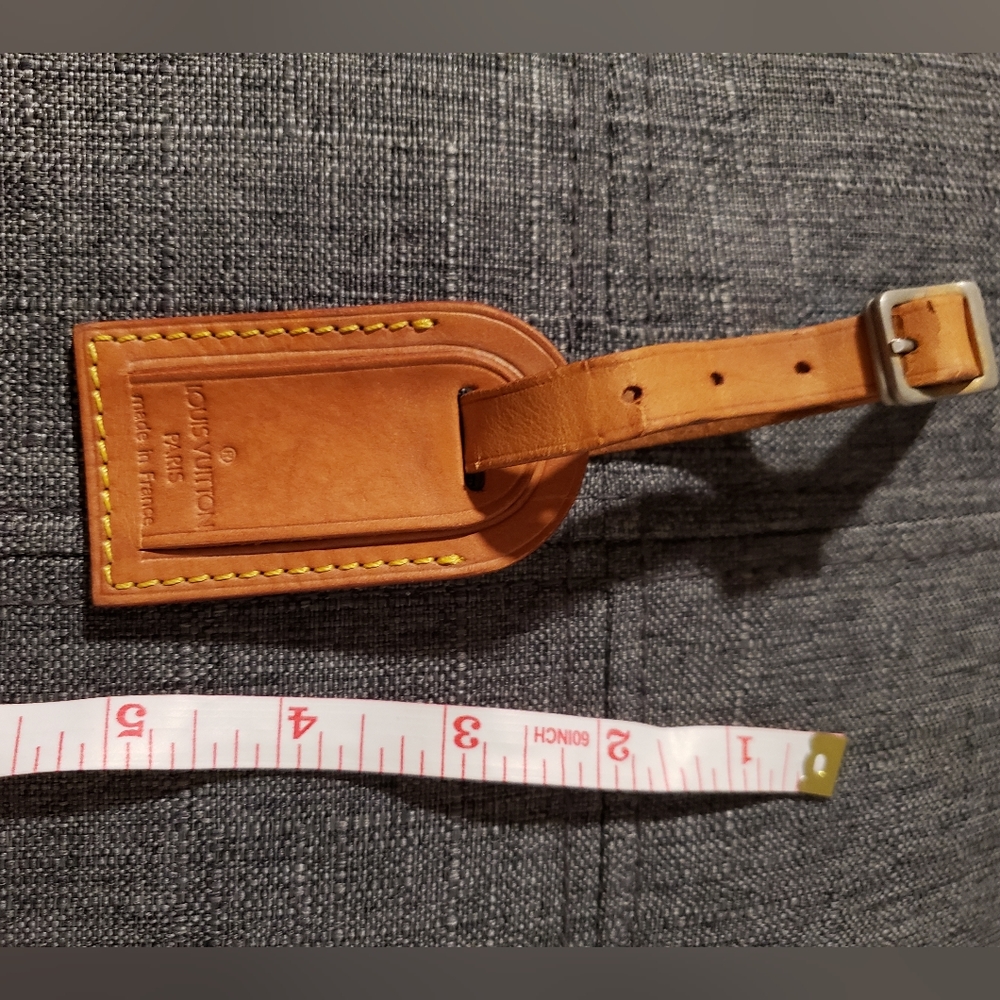 Authentic Louis Vuitton Luggage Tag